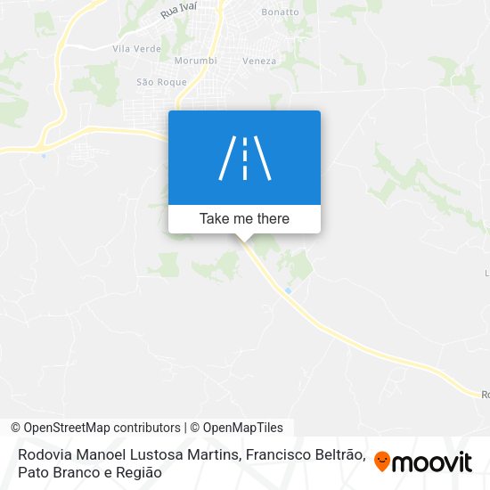 Rodovia Manoel Lustosa Martins map