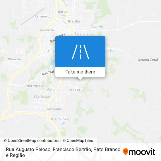 Rua Augusto Peloso map