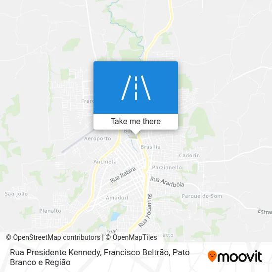 Rua Presidente Kennedy map