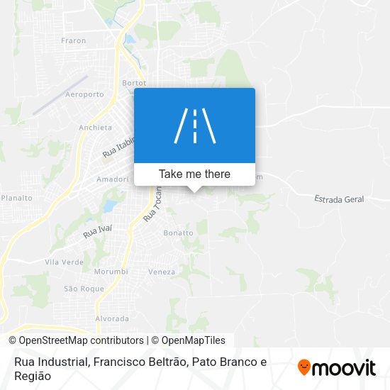 Rua Industrial map