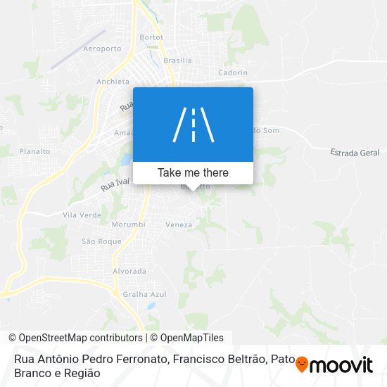 Rua Antônio Pedro Ferronato map