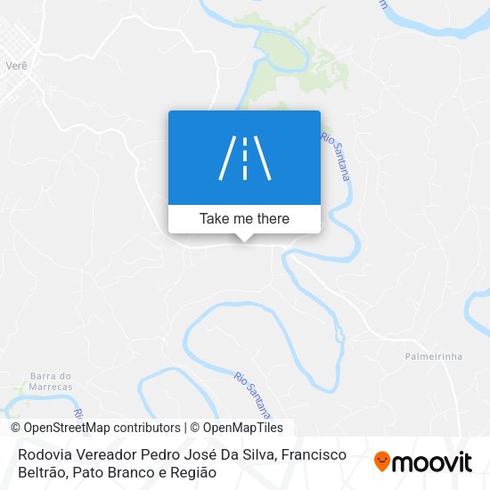 Rodovia Vereador Pedro José Da Silva map