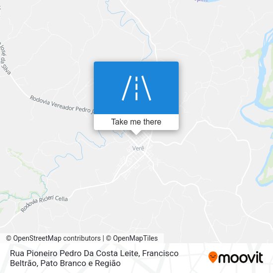 Rua Pioneiro Pedro Da Costa Leite map