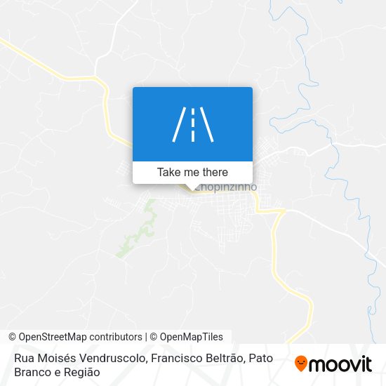 Rua Moisés Vendruscolo map
