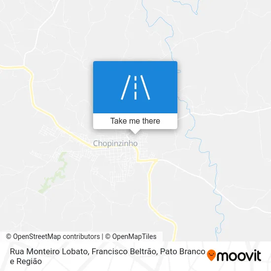 Rua Monteiro Lobato map