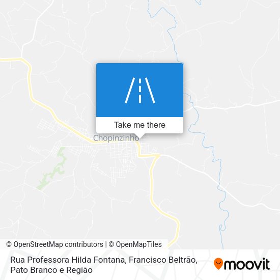 Rua Professora Hilda Fontana map
