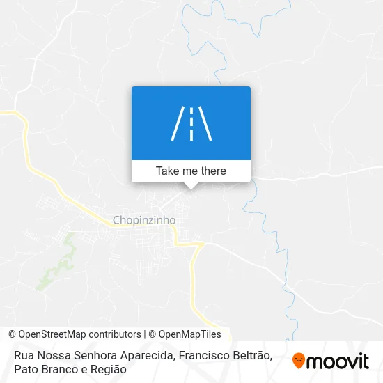 Rua Nossa Senhora Aparecida map