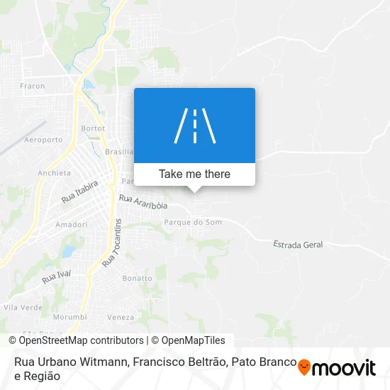 Rua Urbano Witmann map