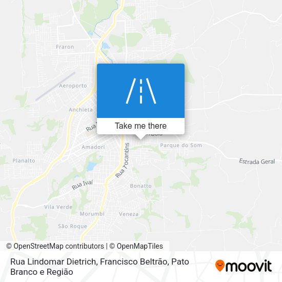 Rua Lindomar Dietrich map
