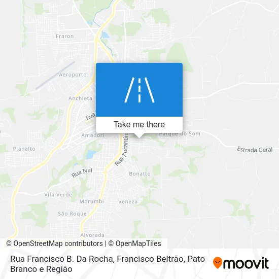 Rua Francisco B. Da Rocha map