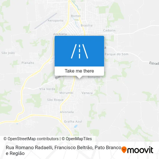 Rua Romano Radaelli map