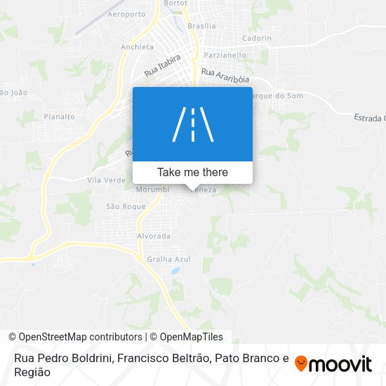 Rua Pedro Boldrini map