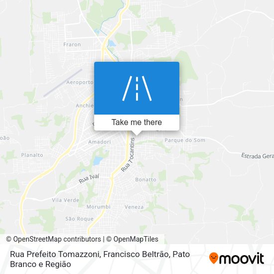 Rua Prefeito Tomazzoni map
