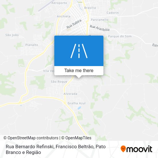 Rua Bernardo Refinski map