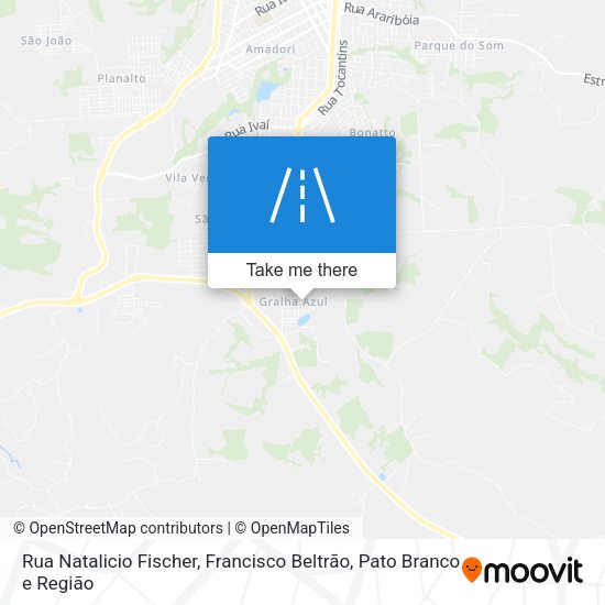 Rua Natalicio Fischer map