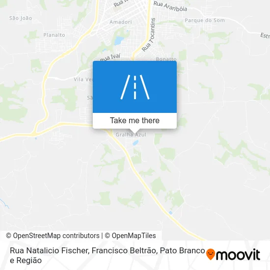 Rua Natalicio Fischer map