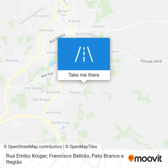 Rua Emilio Kruger map