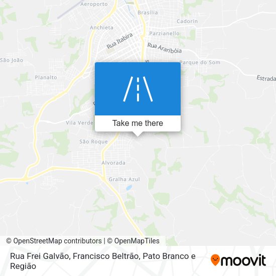 Rua Frei Galvão map