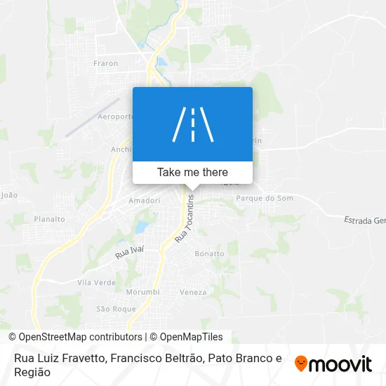 Rua Luiz Fravetto map