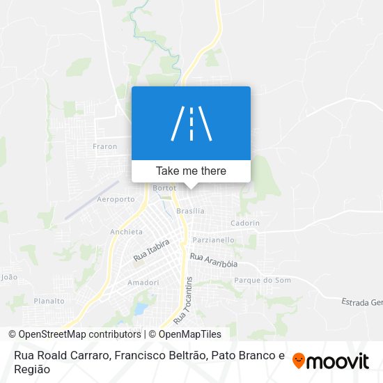 Rua Roald Carraro map