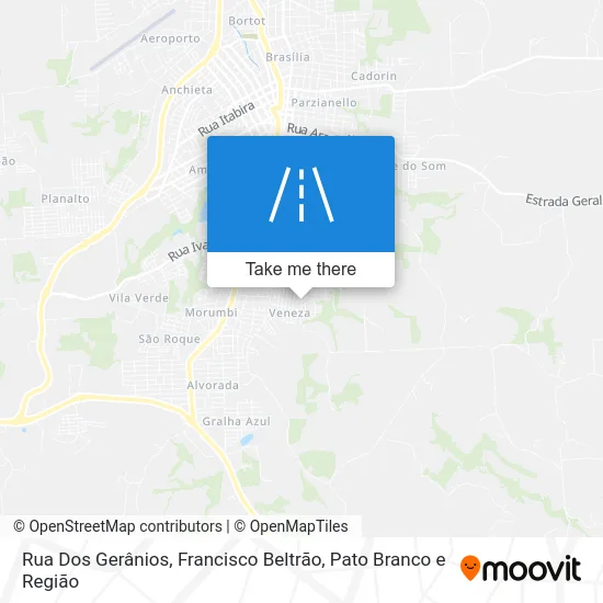 Rua Dos Gerânios map