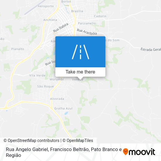 Rua Angelo Gabriel map