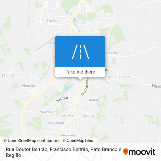 Rua Doutor Beltrão map