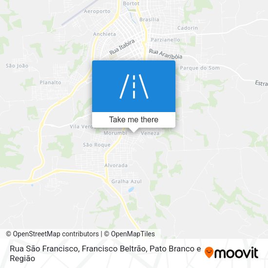 Rua São Francisco map