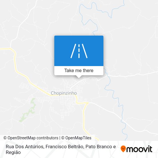 Rua Dos Antúrios map