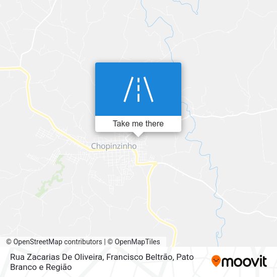 Rua Zacarias De Oliveira map