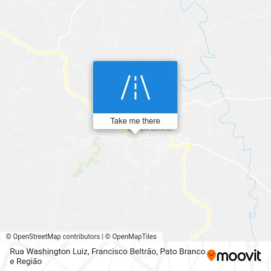 Rua Washington Luiz map