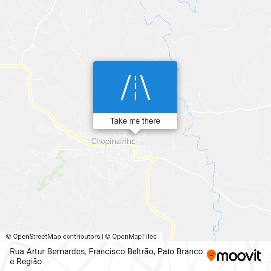 Rua Artur Bernardes map