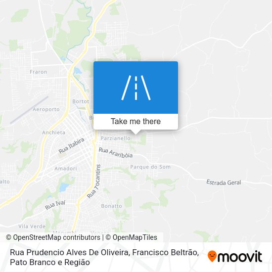 Rua Prudencio Alves De Oliveira map