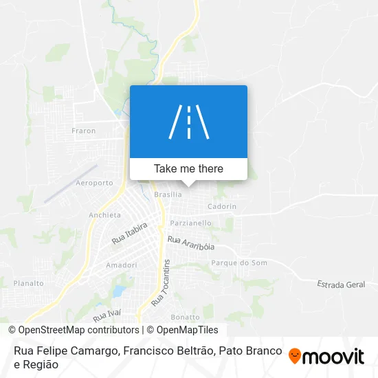 Rua Felipe Camargo map