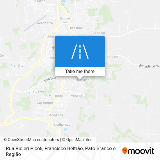 Rua Ricieri Picoli map