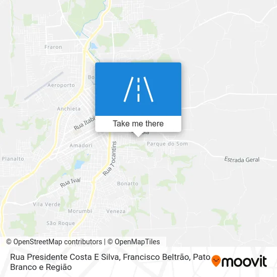 Rua Presidente Costa E Silva map