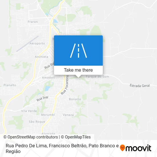 Rua Pedro De Lima map
