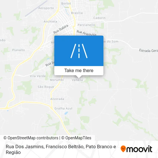 Rua Dos Jasmins map
