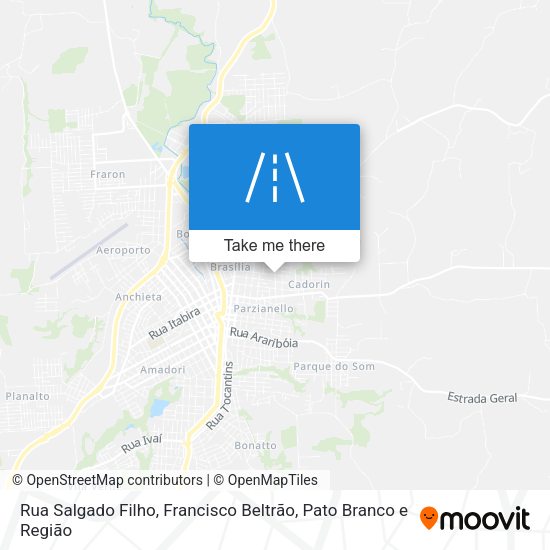 Rua Salgado Filho map