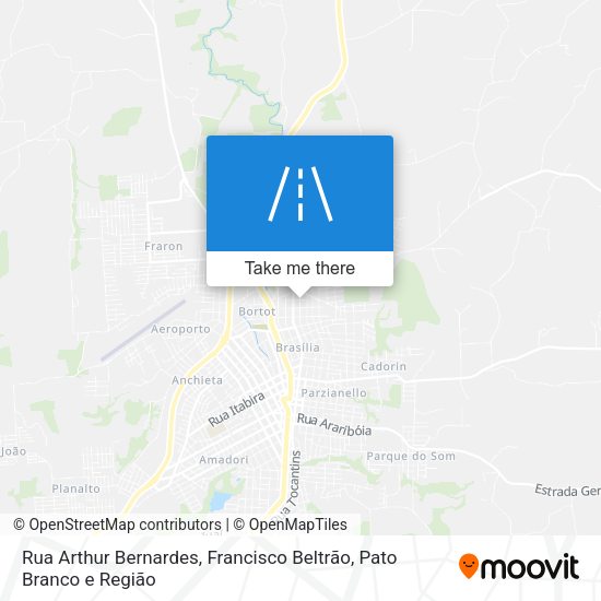 Rua Arthur Bernardes map