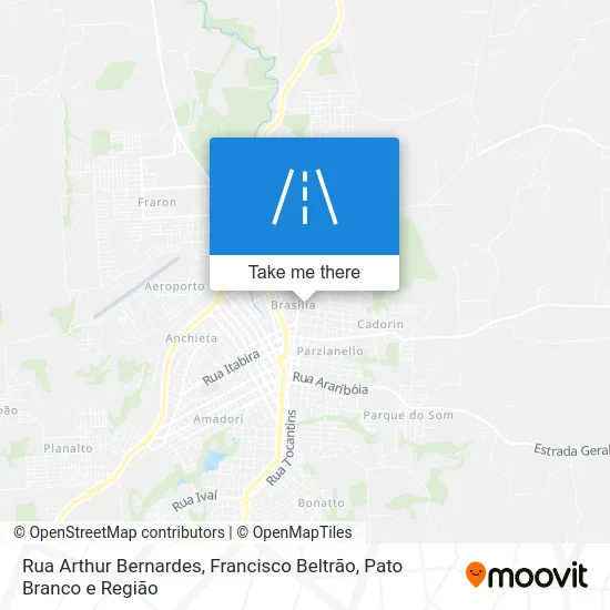 Rua Arthur Bernardes map