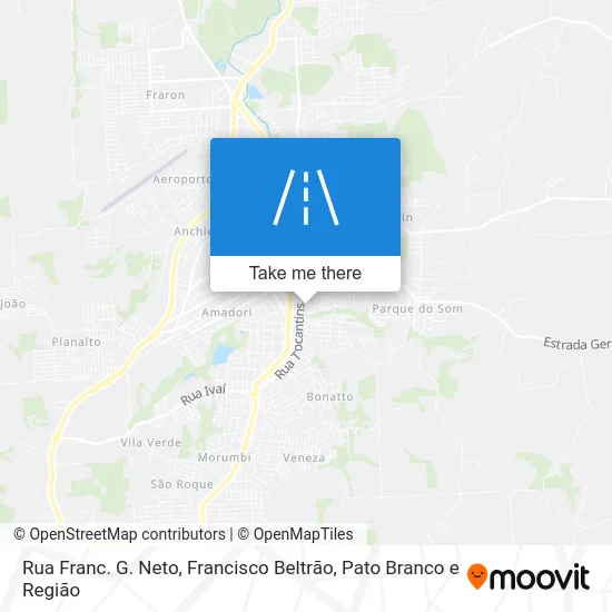 Rua Franc. G. Neto map