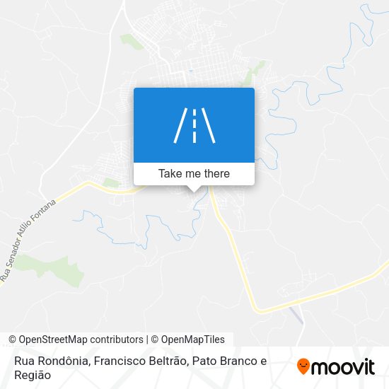 Rua Rondônia map