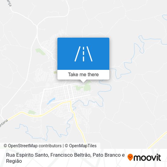 Rua Espírito Santo map