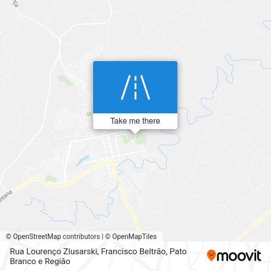 Rua Lourenço Zlusarski map