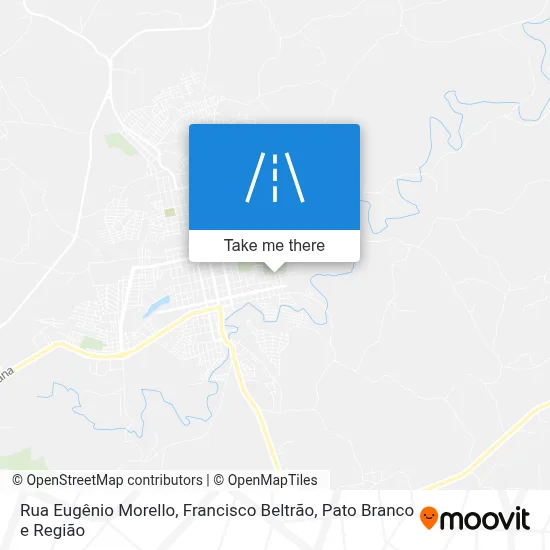 Rua Eugênio Morello map