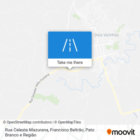 Rua Celeste Mazurana map