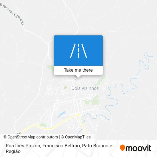 Rua Inês Pinzon map