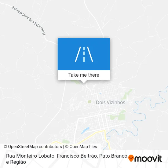 Rua Monteiro Lobato map