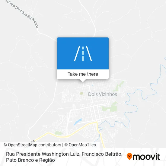 Rua Presidente Washington Luiz map